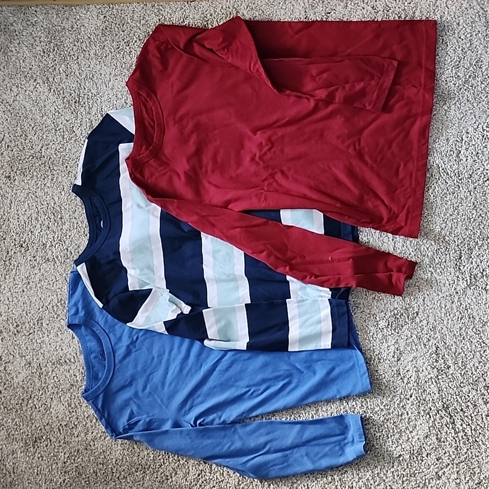 Set of 3 Wonder Nation long sleeved tops